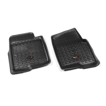 Picture of Rugged Ridge Floor Liner Front Black 2011 - 2014 Ford F - 150 Raptor Regular Extended Super Crew