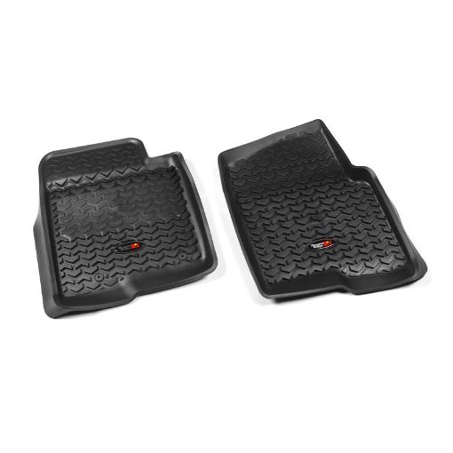 Picture of Rugged Ridge Floor Liner Front Black 2011 - 2014 Ford F - 150 Raptor Regular Extended Super Crew