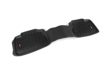 Picture of Rugged Ridge Floor Liner Rear Black 2007 - 2013 Chevrolet GMC Silverado Sierra 1500 Extended Cab