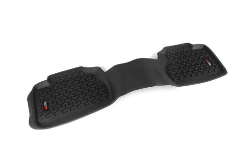 Picture of Rugged Ridge Floor Liner Rear Black 2007 - 2013 Chevrolet GMC Silverado Sierra 1500 Extended Cab