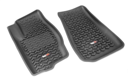 Picture of Rugged Ridge Floor Liner Front Black 2007 - 2012 Dodge Jeep Caliber 07 - 17 Compass Patriot MK