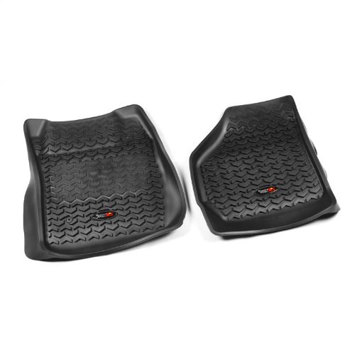 Picture of Rugged Ridge Floor Liner Front Black 1999 - 2007 Ford F - 250 F - 350 Super Duty Regular Extended