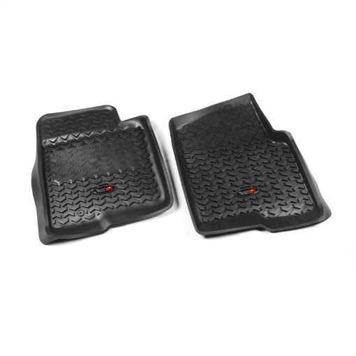 Picture of Rugged Ridge Floor Liner Front Black 2009 - 2010 Ford F - 150 Raptor Regular Extended