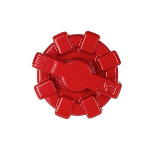 Picture of Rugged Ridge 07 - 20 Jeep Wrangler JKJL 2020 Gladiator JT Red Aluminum Elite Fuel Cap