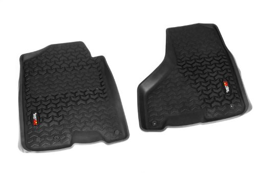 Picture of Rugged Ridge Floor Liner Front Black 2009 - 2018 Dodge Ram 1500 2500 3500 Crew Cab