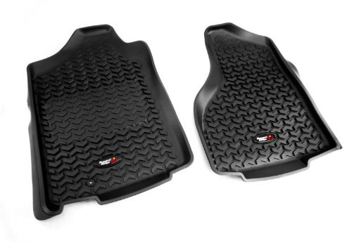 Picture of Rugged Ridge Floor Liner Front Black 2012 - 2016 Ford F - 250 F - 350 Regular Extended