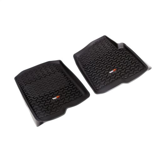 Picture of Rugged Ridge Floor Liner Front Black 2004 - 2008 Ford F - 150 Regular S - Cab S - Crew