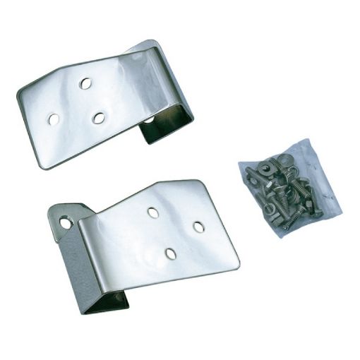 Picture of Rugged Ridge 03 - 06 Jeep Wrangler TJLJ Stainless Steel Mirror Relocation Brackets