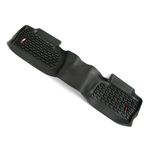 Picture of Rugged Ridge Floor Liner Rear Black 2014 - 2018 Chevrolet Silverado 1500 Crew Cab