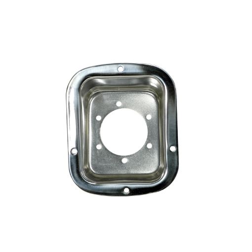 Picture of Rugged Ridge 76 - 95 Jeep CJ Jeep Wrangler YJ Stainless Steel Fuel Filler Bezel