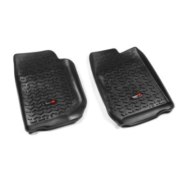 Picture of Rugged Ridge Floor Liner Front Black 2007 - 2018 Jeep Wrangler Unlimited JK 4 Dr