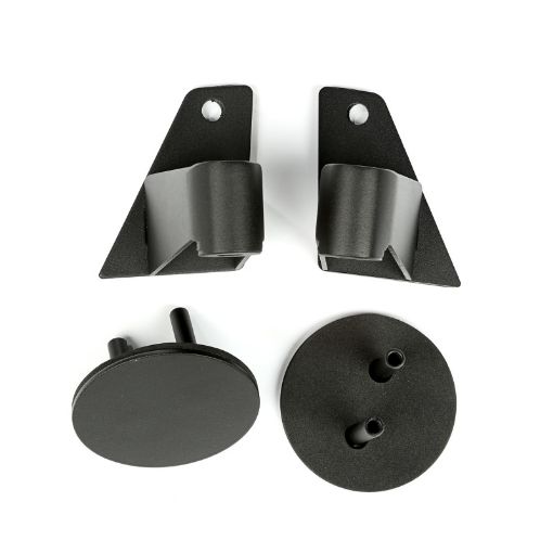 Picture of Rugged Ridge 07 - 18 Jeep Wrangler JK Textured Black Mirror Relocation Brackets