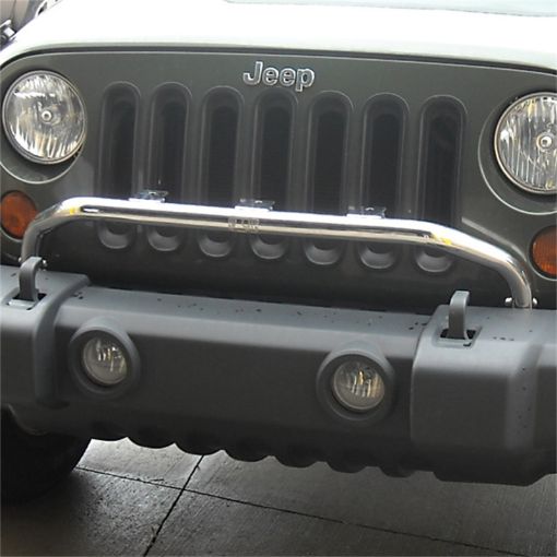 Picture of Rugged Ridge 07 - 18 Jeep Wrangler JK Stainless Steel Bumper Mounted Light Bar