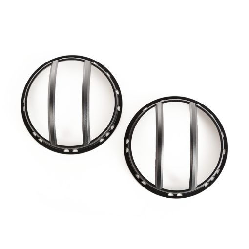 Picture of Rugged Ridge 07 - 18 Jeep Wrangler JK Black Elite Pivotal Headlight Euro Guard