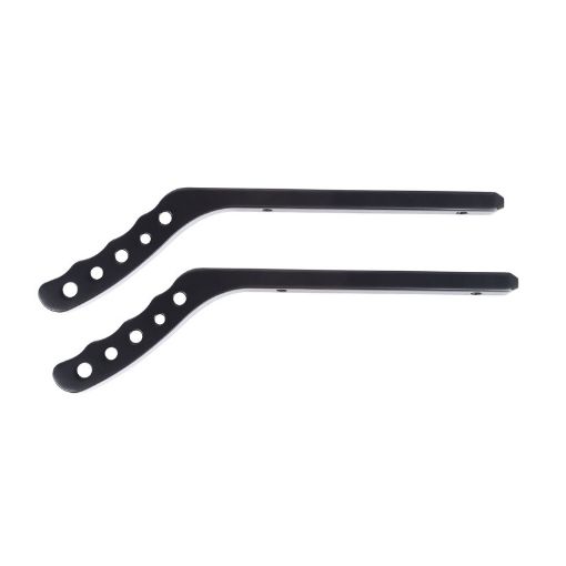 Picture of Rugged Ridge Aluminum Grab Handles Rear Pair Black 07 - 18 Jeep Wrangler JKJKU