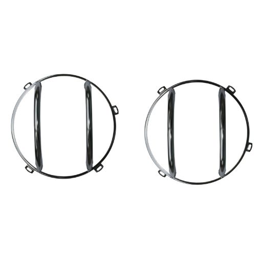 Picture of Rugged Ridge 07 - 18 Jeep Wrangler JK Stainless Steel Headlight Euro Guard Kit