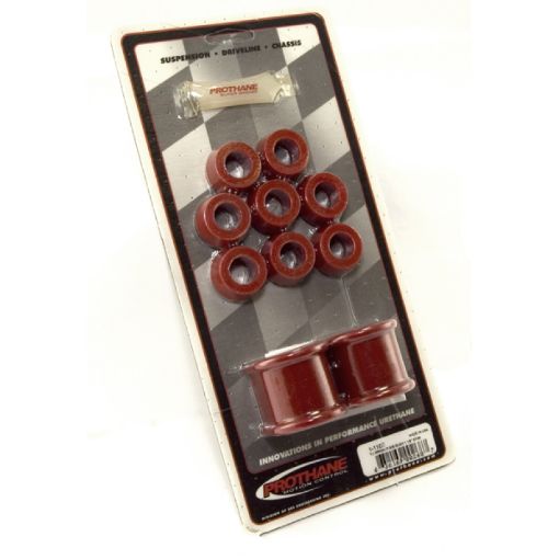 Picture of Rugged Ridge Front Swaybar Bushing Kit Red 1 - 18 - Ines 87 - 95 Jeep Wrangler YJ
