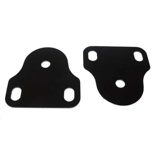 Picture of Rugged Ridge 76 - 95 Jeep CJ Jeep Wrangler YJ Black Windshield Bracket Set