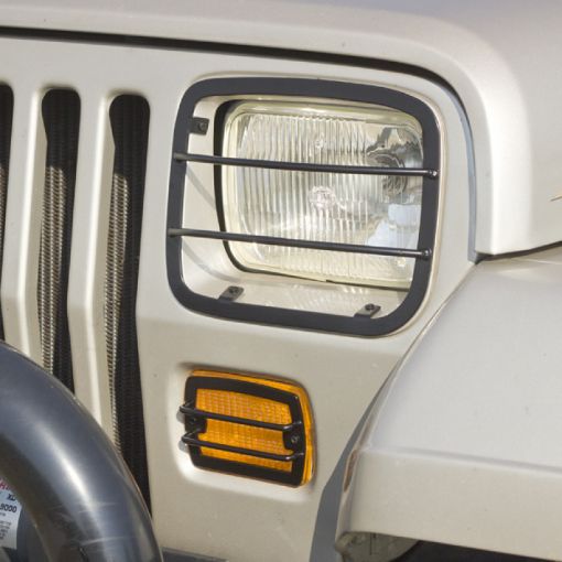 Picture of Rugged Ridge 87 - 95 Jeep Wrangler YJ Headlight Turn Signal Euro Guard Set