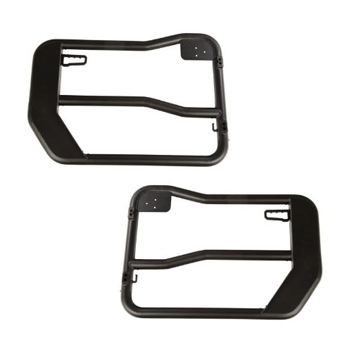 Picture of Rugged Ridge Fortis Front Tube Doors with Mirrors 18 - 23 Jeep Wrangler JLJT