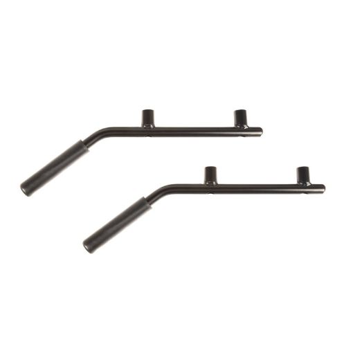 Picture of Rugged Ridge Steel Grab Handles Rear Pair Black 07 - 18 Jeep Wrangler JK JKU