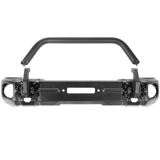 Picture of Rugged Ridge 18 - 20 Jeep Wrangler JLJT Arcus Front Bumper Set w Overrider