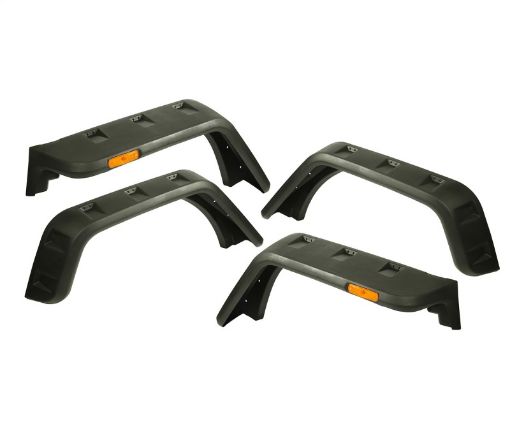 Picture of Rugged Ridge Hurricane Fender Flare Kit EU Textured 07 - 18 Jeep Wrangler JK