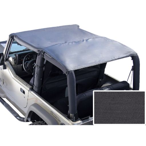 Picture of Rugged Ridge Roll Bar Top Black Diamond 76 - 86 Jeep CJ787 - 91 Jeep Wrangler YJ