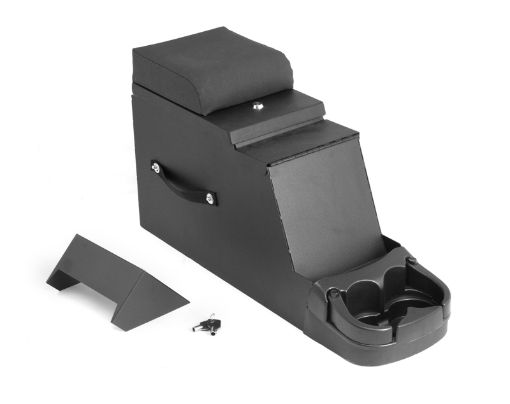 Picture of Rugged Ridge Stereo Security Console Black 76 - 95 Jeep CJ Jeep Wrangler