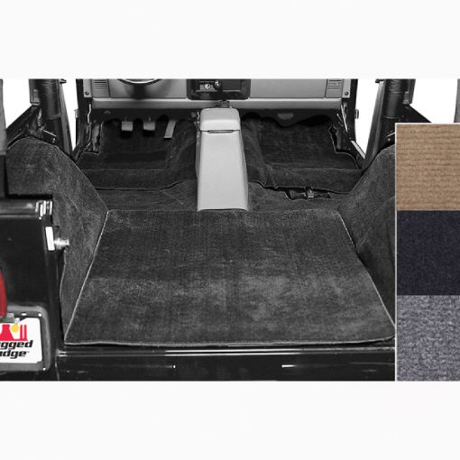 Picture of Rugged Ridge Deluxe Carpet Kit Black 76 - 95 Jeep CJ Jeep Wrangler Models