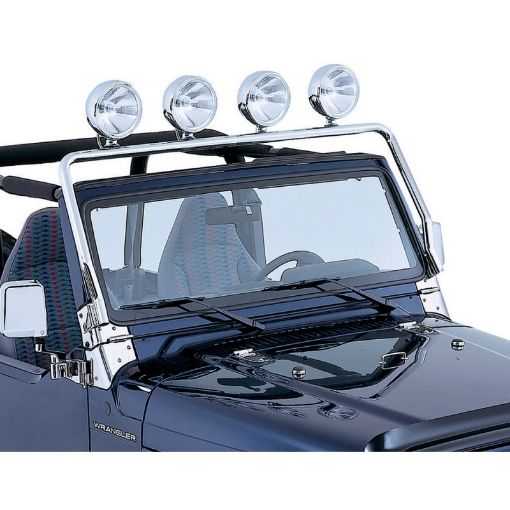 Picture of Rugged Ridge 97 - 06 Jeep Wrangler TJ Stainless Steel Full Frame Light Bar