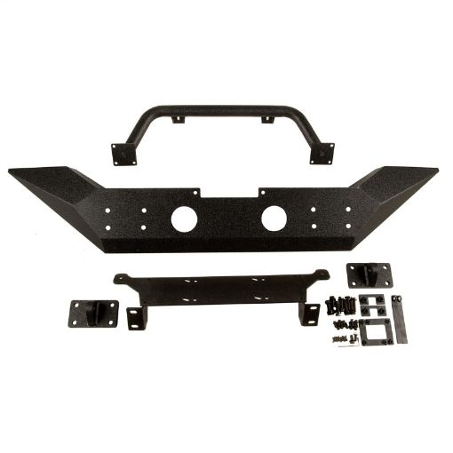 Picture of Rugged Ridge Spartan Front Bumper HCE WOverrider 07 - 18 Jeep Wrangler JK