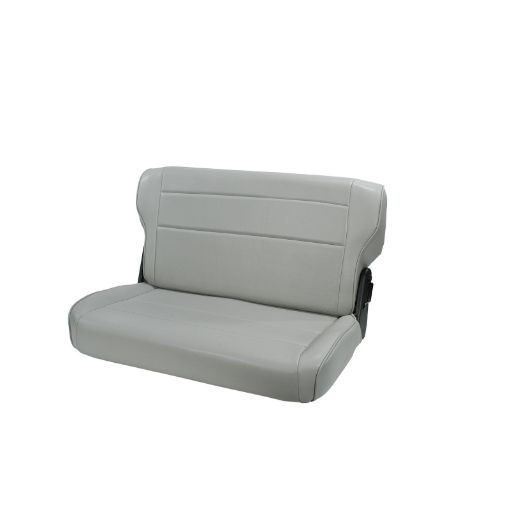 Picture of Rugged Ridge Fold Tumble Rear Seat Gray 76 - 95 Jeep CJ Jeep Wrangler