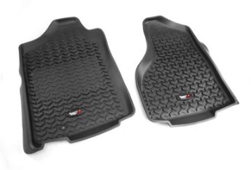 Picture of Rugged Ridge Floor Liner Front Black 2002 - 2011 Dodge Ram 1500 Quad Cab