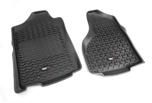 Picture of Rugged Ridge Floor Liner Front Black 2002 - 2011 Dodge Ram 1500 Quad Cab