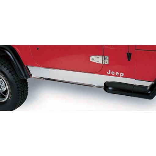 Picture of Rugged Ridge 97 - 06 Jeep Wrangler TJ Stainless Steel Rocker Panel Cover
