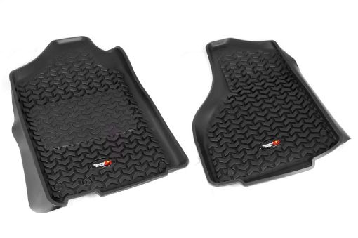 Picture of Rugged Ridge Floor Liner Front Black 2012 - 2018 Dodge Ram 1500 Quad Cab