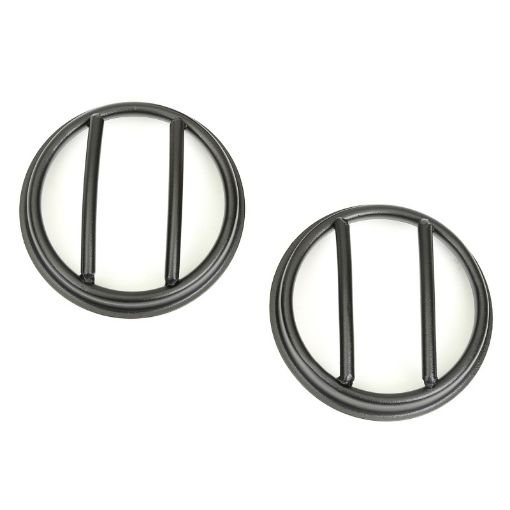 Picture of Rugged Ridge 07 - 18 Jeep Wrangler Textured Black Fog Light Euro Guards