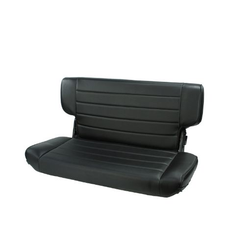 Picture of Rugged Ridge FoldTumble Rear Seat Black Denim 97 - 02 Jeep Wrangler TJ