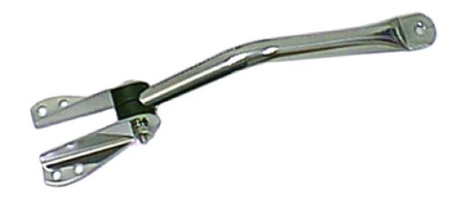 Picture of Rugged Ridge 55 - 86 Jeep CJ Stainless Steel Left Mirror Arm Bracket