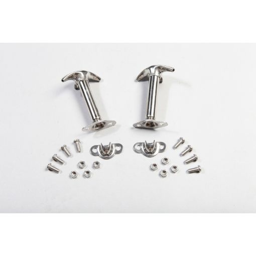 Picture of Rugged Ridge 41 - 95 Jeep CJ Jeep Wrangler Hood Catch Kit Stainless