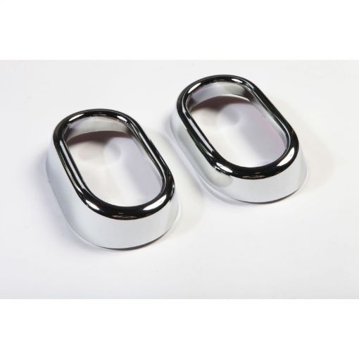 Picture of Rugged Ridge 07 - 10 Jeep Wrangler JK Chrome Interior Door Handle Trim