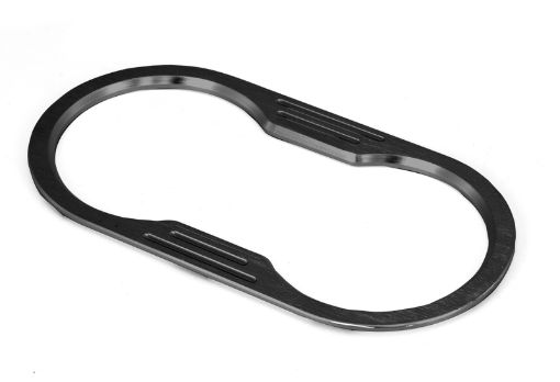 Picture of Rugged Ridge Billet Alum Cup Holder Bezel Black 07 - 10 Jeep Wrangler