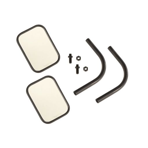 Picture of Rugged Ridge 18 - 20 Jeep Wrangler JLJT Rectangular Trail Mirror Kit