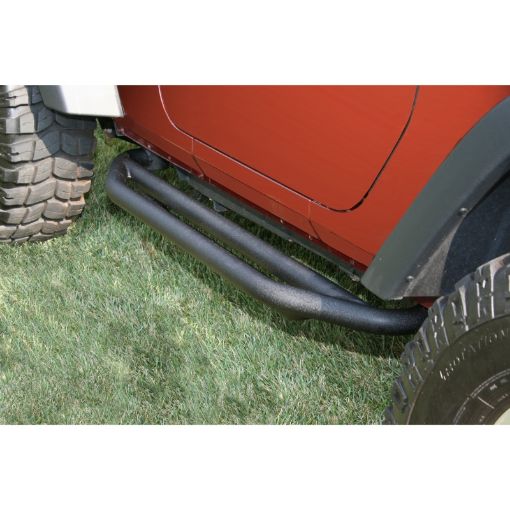 Picture of Rugged Ridge RRC Side Armor Guards 07 - 18 Jeep 2 - Door Jeep Wrangler