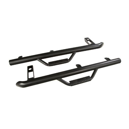 Picture of Rugged Ridge Spartan Nerf Bar Textured Black 97 - 06 Jeep Wrangler TJ