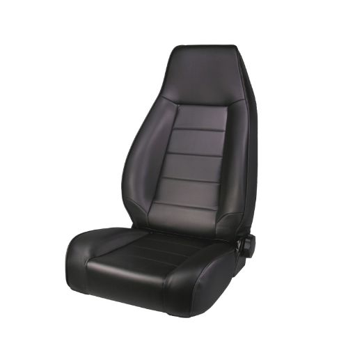 Picture of Rugged Ridge High - Back Front Seat Reclinable Black Denim 76 - 02 CJW