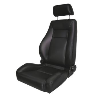 Picture of Rugged Ridge Ultra Front Seat Reclinable Black Denim 76 - 02 CJWrang