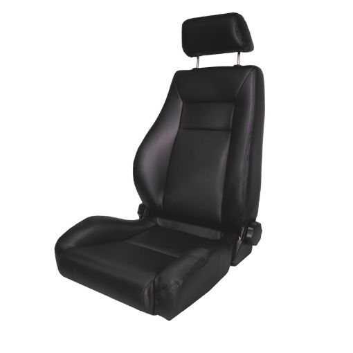 Picture of Rugged Ridge Ultra Front Seat Reclinable Black Denim 76 - 02 CJWrang