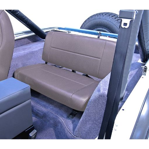 Picture of Rugged Ridge Standard Rear Seat Gray 55 - 95 Jeep CJ Jeep Wrangler